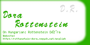 dora rottenstein business card